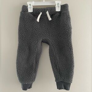 Toddler Boy’s 4T Old Navy Gray Sherpa Jogger Pants